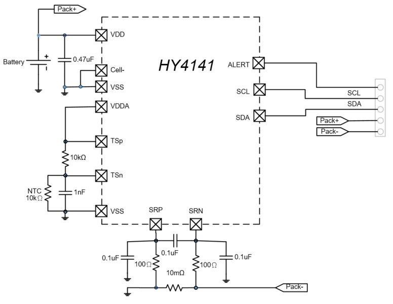 鋰電池計量計 Diagram