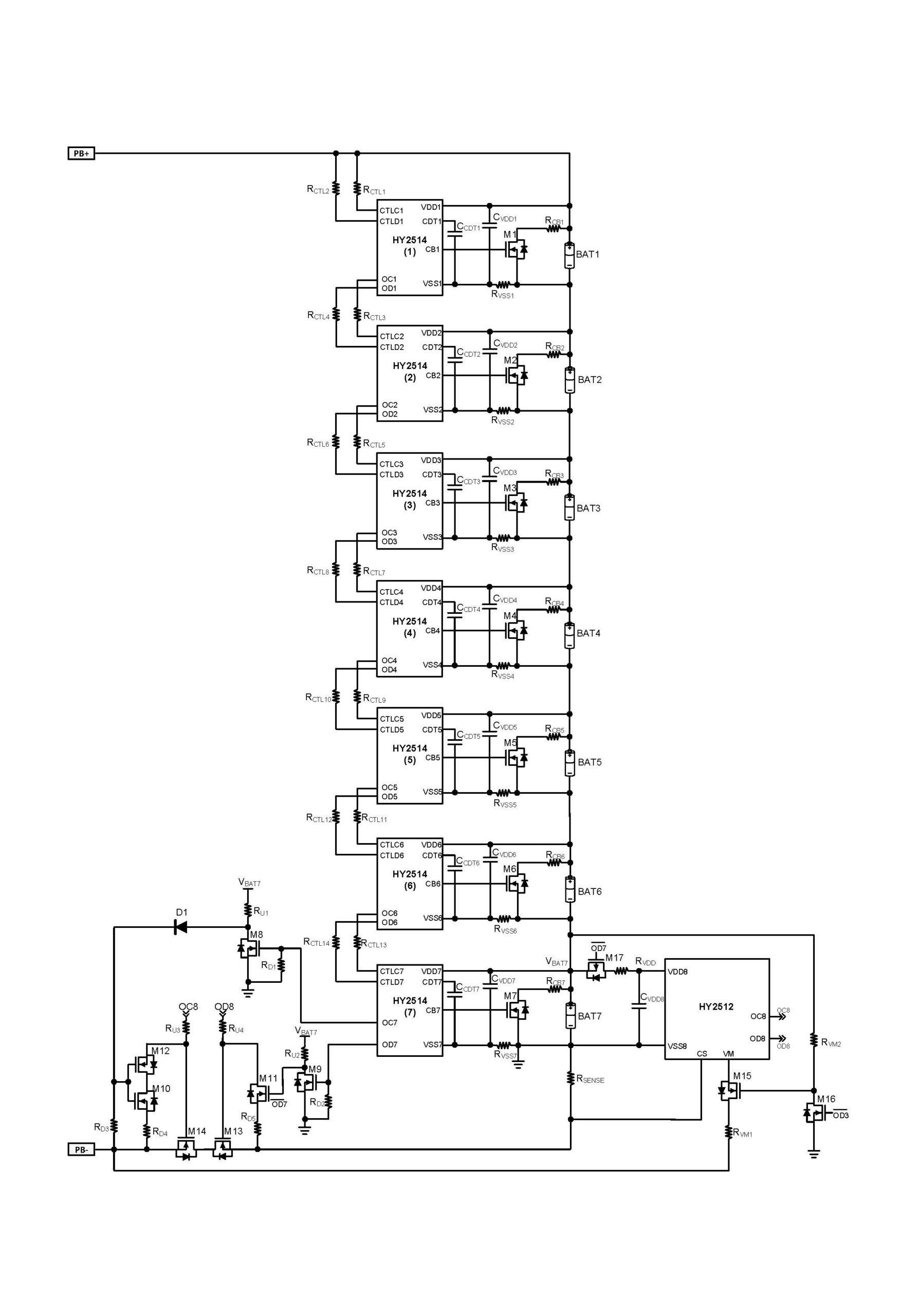 多串動力電池 Diagram