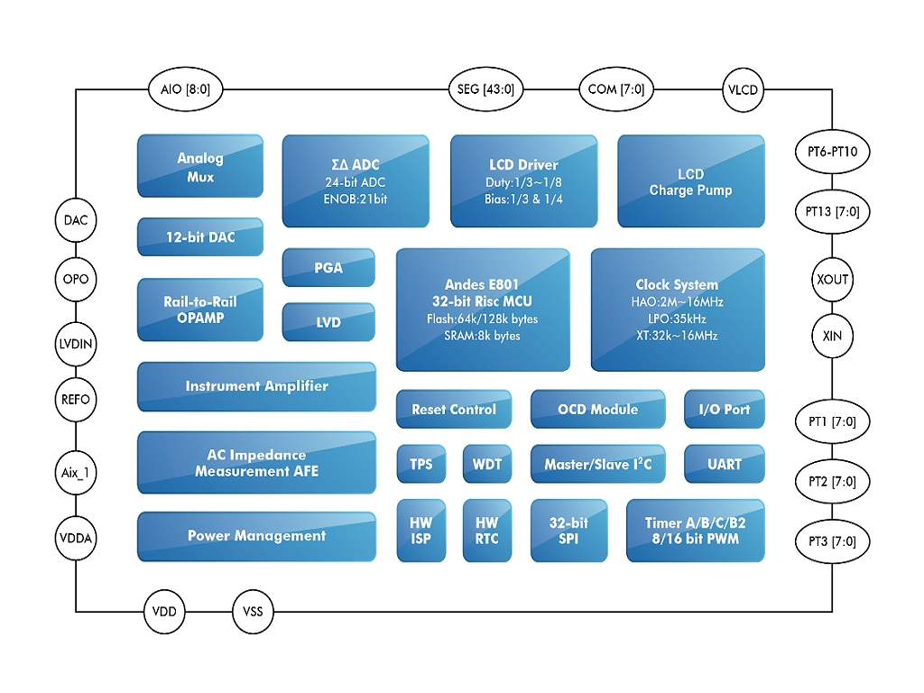 HY16F3981 Diagram